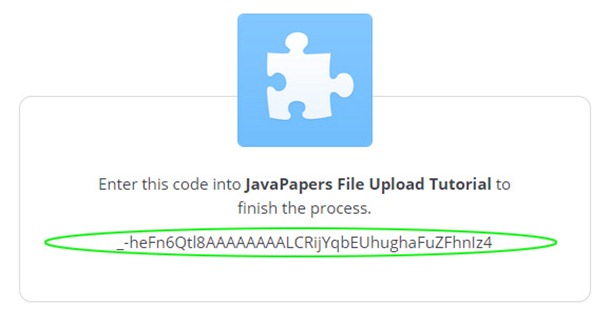 Java-Dropbox-API-Auth-access-code